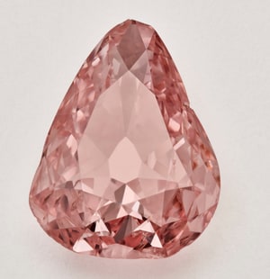 The Pink Diamond as seen from the crown