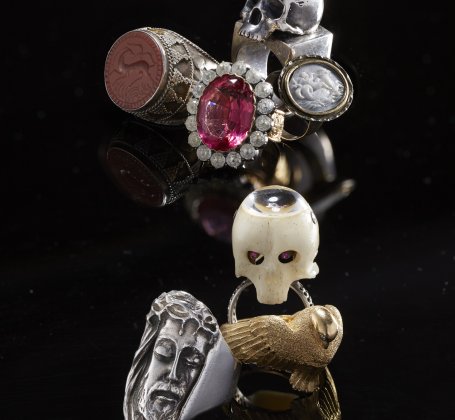 Groupe de bagues, Collection Yves Gastou, Photo Benjamin Chelly