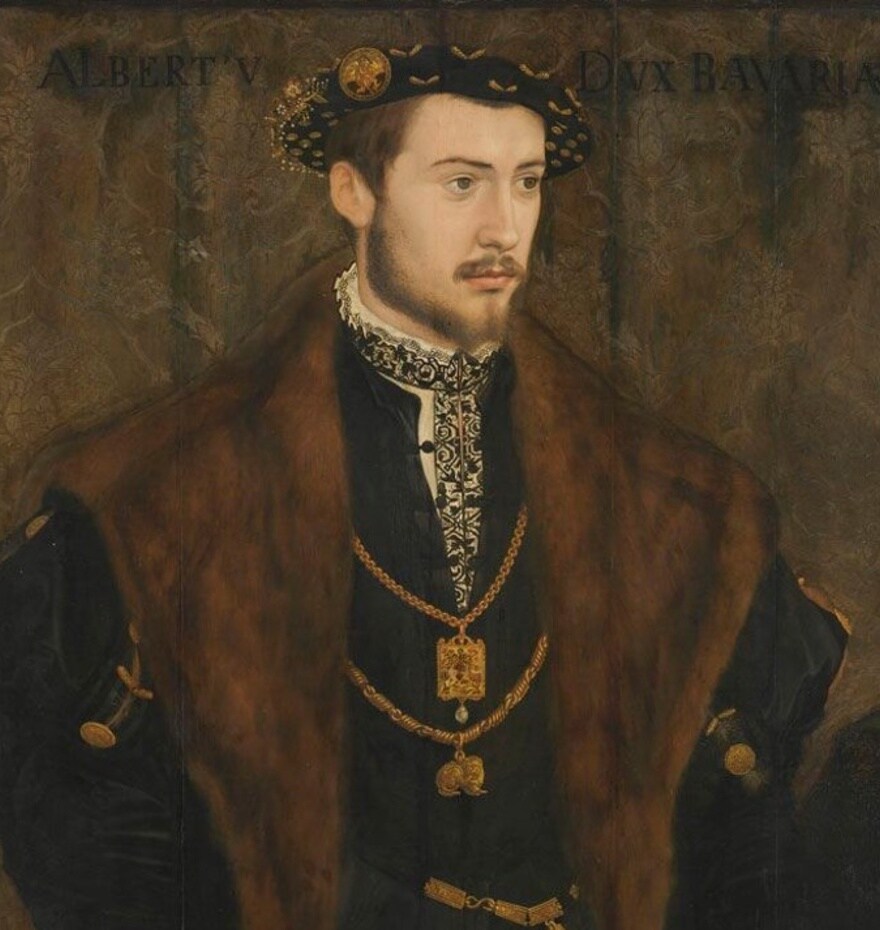 Albert V of Bavière by Hans Mielich 1545, Alte Pinakothek(Munich)