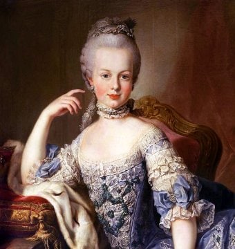 Portrait of Marie-Anoinette, attributed to Martin van Meytens, circa 1787-1788, Schönbrunn Palace, Vienna, Austria