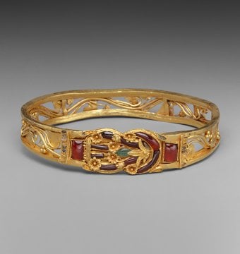 Gold armband with Herakles knot  3rd- 2nd centuries BC  Metropolitan Museum of Art - New York