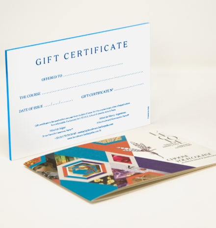 Gift certificate