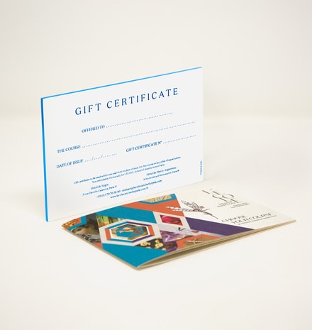 Gift certificates