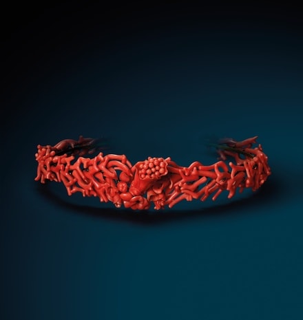 Precious coral tiara, Liverino museum (c) L'ECOLE - Nils Herrmann