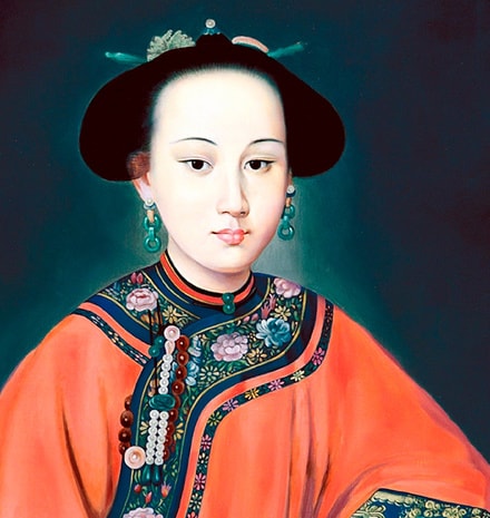 Giuseppe Castiglione (Lang Shih-ning) - Lady Hoja 1760 - Age Fotostock.jpg