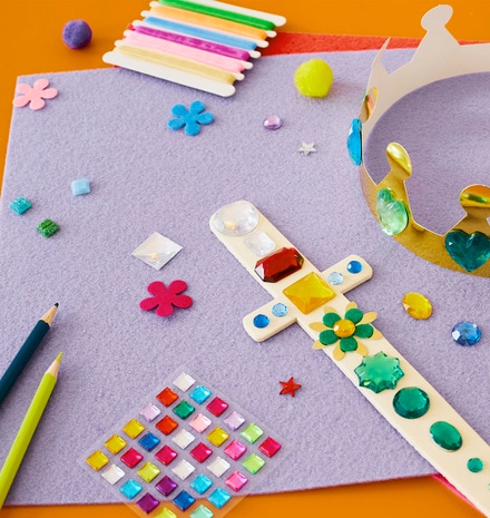 Kids Workshop Crowns Swords