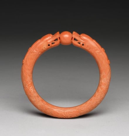 Precious coral bangle Qing dynasty (1644–1911) The National Palace Museum, Taipei
