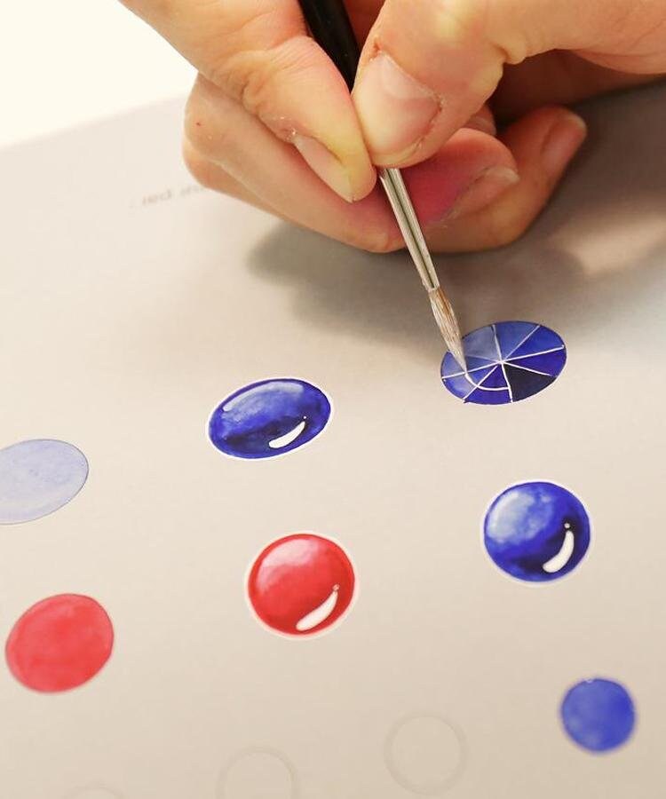 رسم الغواشيه في المجوهرات الراقية2 اللون L Ecole School Of Jewelry Arts