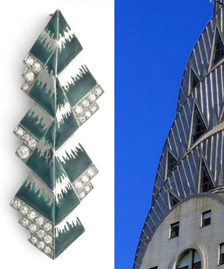 New York Architecture & Art Deco Jewelry