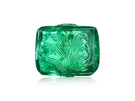 Mughal engraved emerald, Probably 18th Century, Faerber Collection © Faerber Collection  Charlotte Straumann Hanson