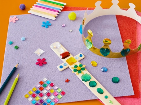 Kids Workshop Crowns Swords